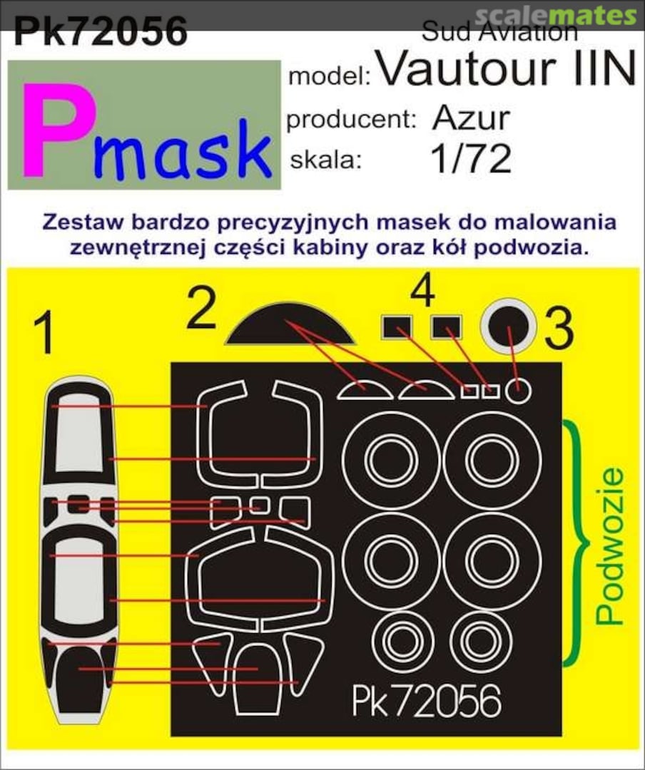 Boxart Sud Aviation Vautour IIN PK72056 Pmask Boxart Sud Aviation Vautour IIN PK72056 Pmask