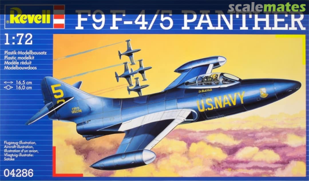 Boxart F9F-4/5 Panther 04286 Revell Boxart F9F-4/5 Panther 04286 Revell