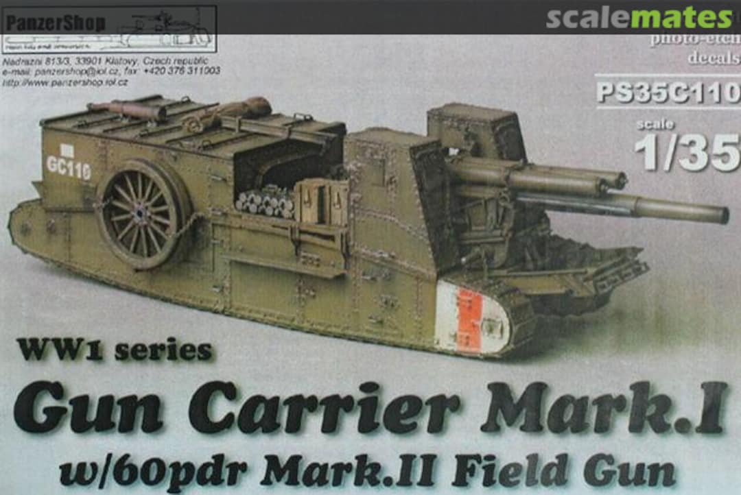 Boxart Gun Carrier Mark.I PS35C110 PanzerShop