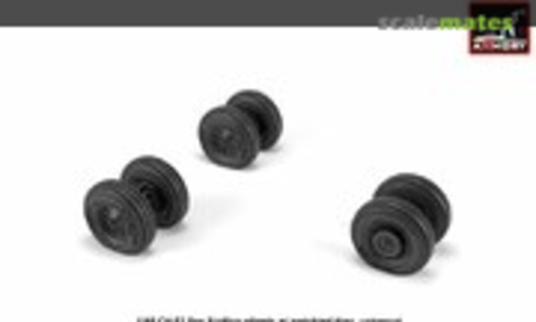 1:48 CH-53 Sea Stallion wheels w/ weighted tires (Armory AR AW48315) AR AW48315