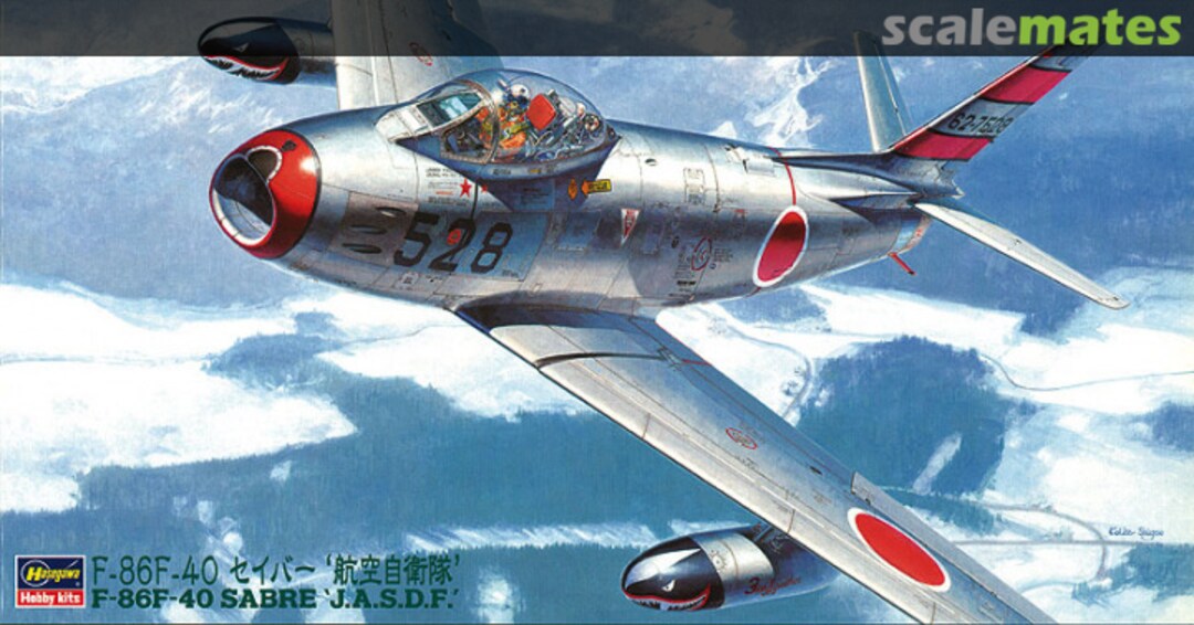Boxart F-86F-40 Sabre J.A.S.D.F. 07514 Hasegawa Boxart F-86F-40 Sabre J.A.S.D.F. 07514 Hasegawa