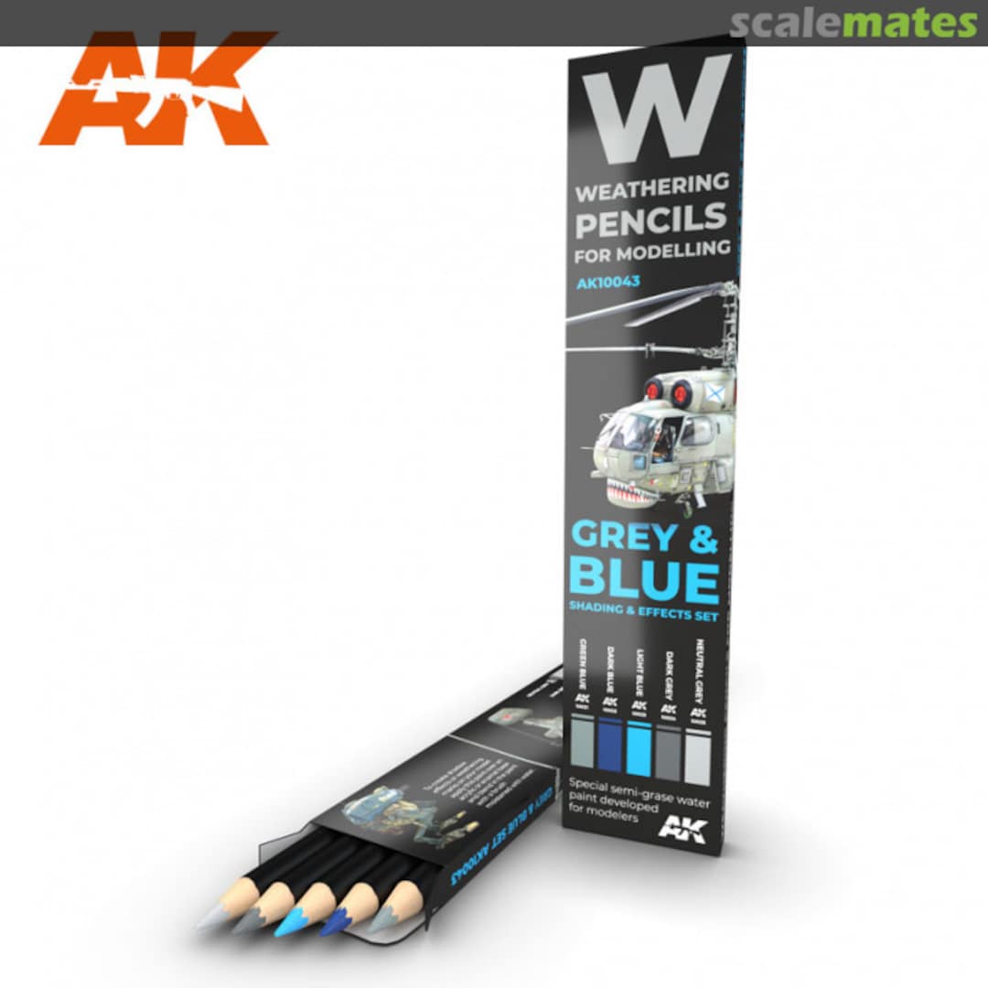 Boxart GREY & BLUE Shading & Effects Set AK 10043 AK Interactive Boxart GREY & BLUE Shading & Effects Set AK 10043 AK Interactive