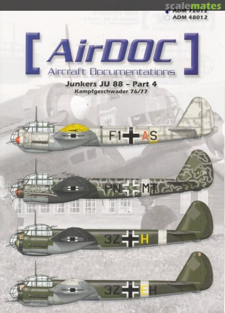 Boxart Junkers Ju 88 – Part 4 ADM72012 AirDOC Boxart Junkers Ju 88 – Part 4 ADM72012 AirDOC