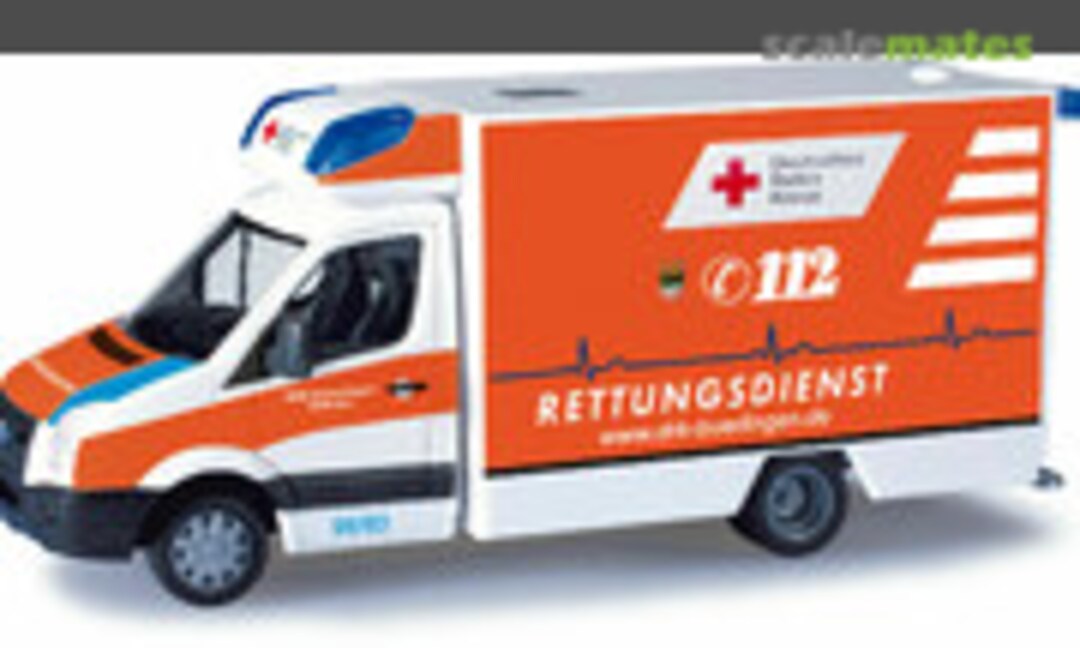 1:87 VW Crafter Fahrtec RTW &quot;DRK Büdingen&quot; (Herpa 049740)