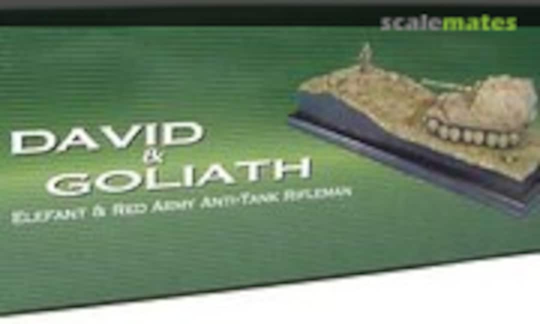 1:72 &quot;David &amp; Goliath&quot; Elefant vs Red Army Anti-Tank Rifleman + Diorama Base (Dragon Armor 60221)