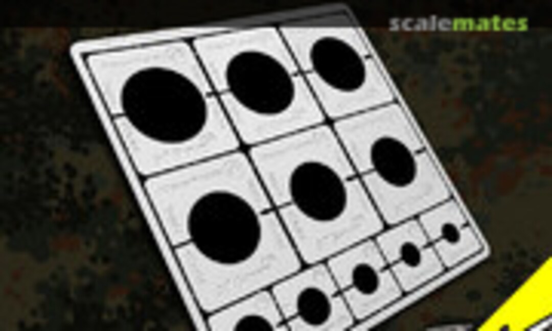 1:35 Road Wheels Painting Templates for Modern Tanks (Alexen Model FG-AJ0050) FG-AJ0050