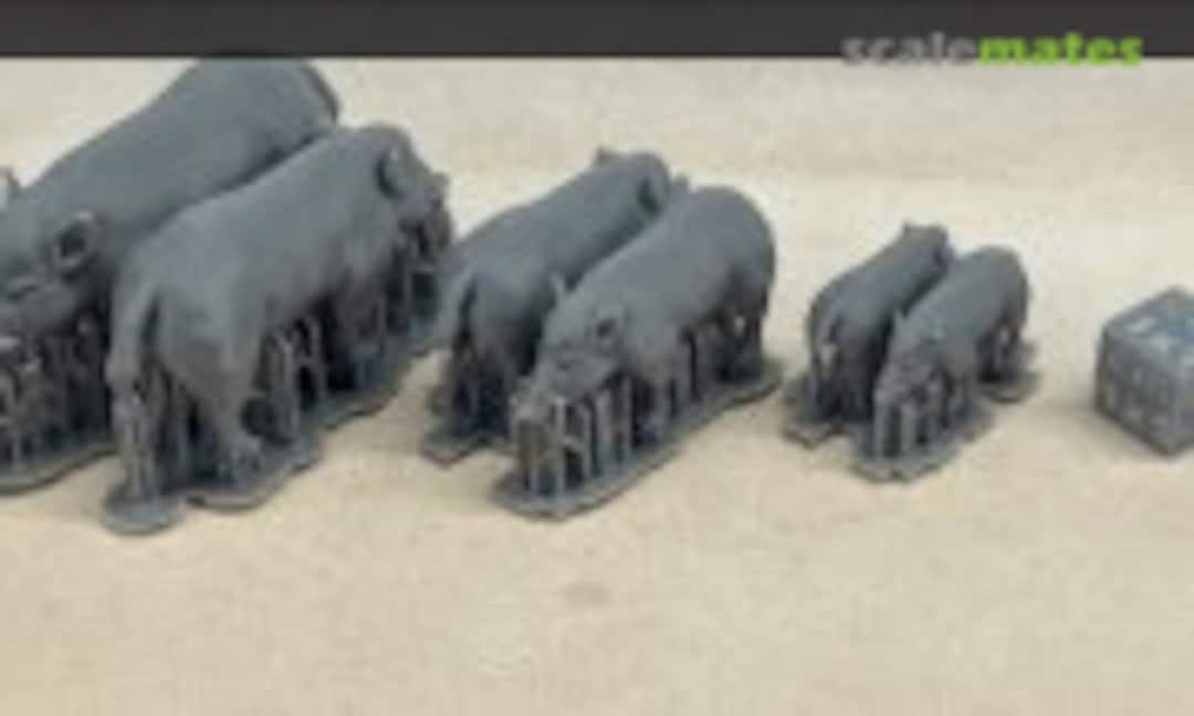 1:43 Wild boars - 2 pieces (EMP3d 43130403) 43130403