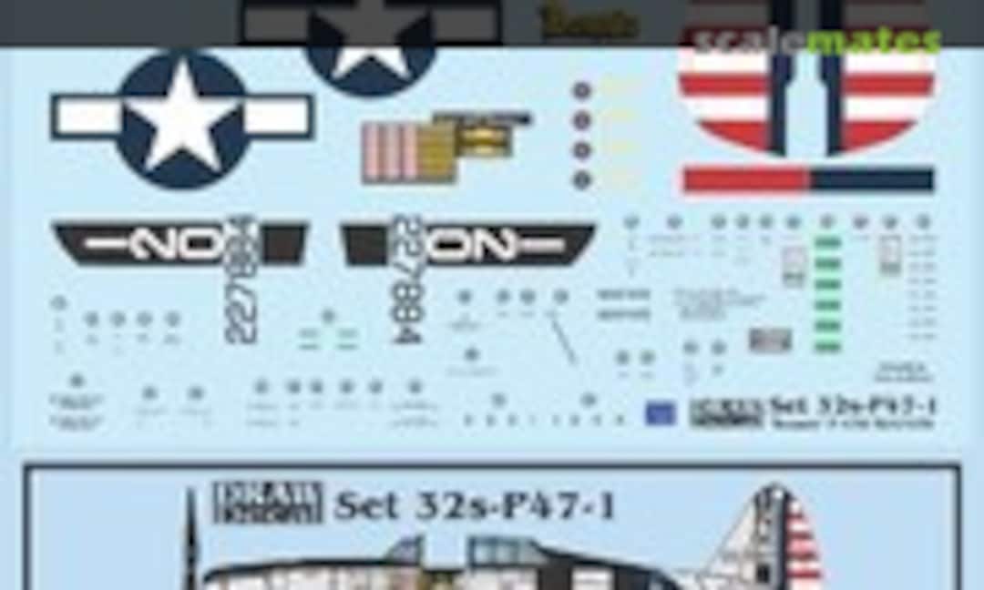 1:32 “Bonnie” P-47D (Draw Decal 32-P47-1) 32-P47-1
