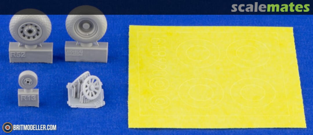 Boxart P-51B/C Wheels Diamond Tread 2 EDUARD 648990 Eduard Boxart P-51B/C Wheels Diamond Tread 2 EDUARD 648990 Eduard