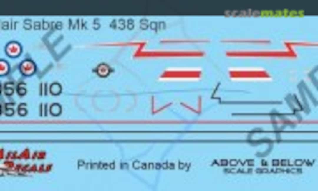 1:48 Canadair Sabre Mk. 5 (Above & Below Graphics 305) 305