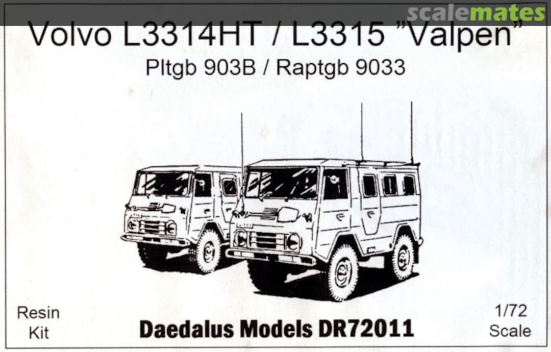 Boxart Volvo L3314HT / L3315 "Valpen" DR72011 Daedalus Boxart Volvo L3314HT / L3315 "Valpen" DR72011 Daedalus