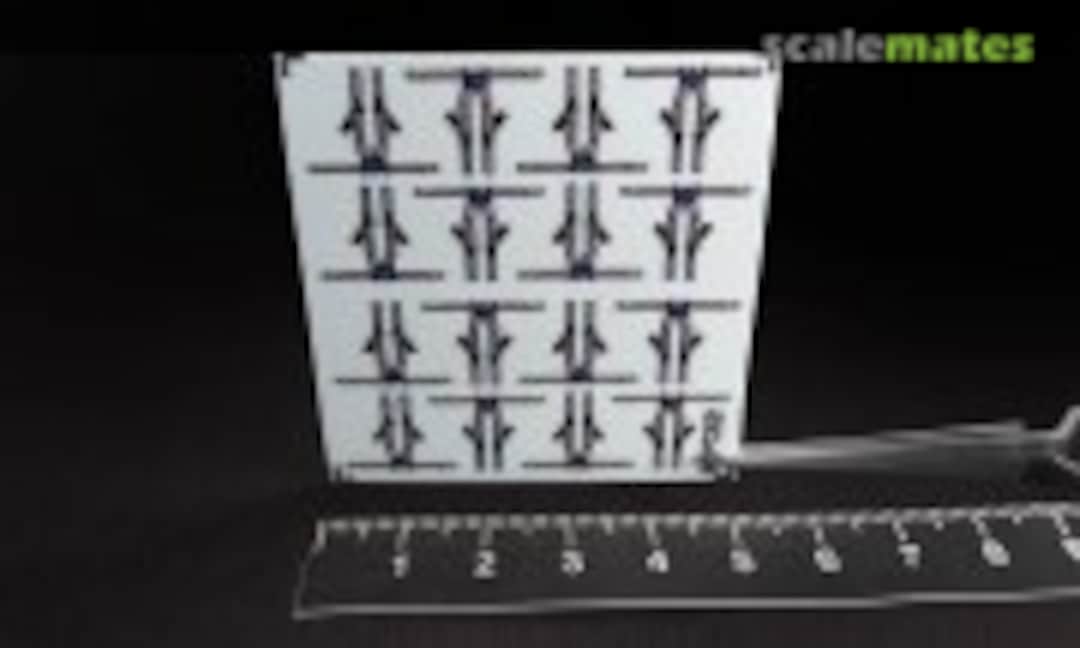 1:72 Cabin Seatbelt Decals for UH-60 Black Hawk (Metallic Details MDP72031) MDP72031