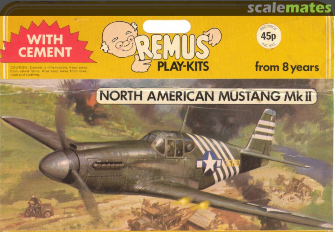 Boxart North American Mustang Mk II 1019 Remus Play Kits Boxart North American Mustang Mk II 1019 Remus Play Kits