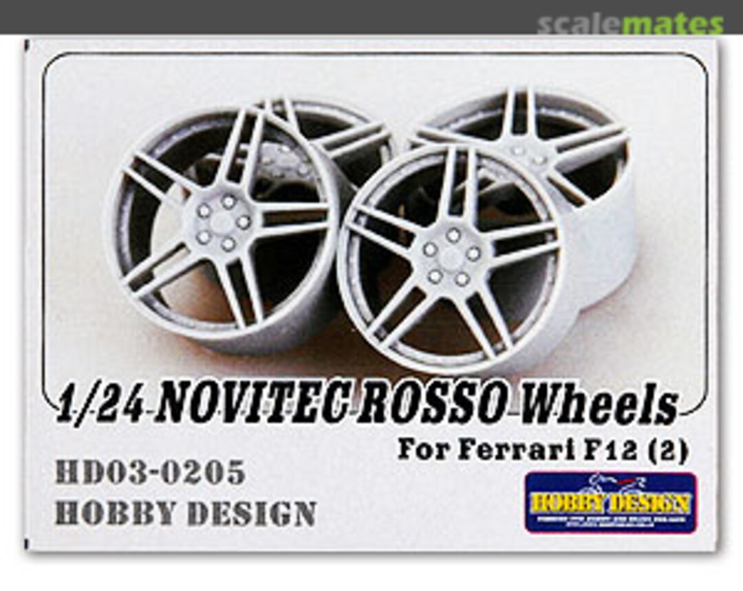 Boxart NOVITEC ROSSO Wheels For Ferrari F12 #2 HD03-0205 Hobby Design Boxart NOVITEC ROSSO Wheels For Ferrari F12 #2 HD03-0205 Hobby Design