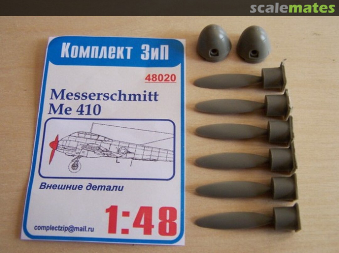 Boxart The propeller for Me-410 48020 Komplekt Zip Boxart The propeller for Me-410 48020 Komplekt Zip