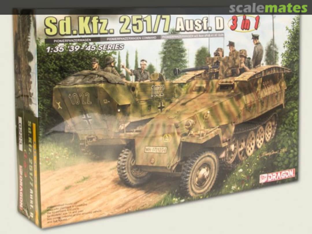 Boxart Sd.Kfz. 251/7 Ausf. D 6223 Dragon Boxart Sd.Kfz. 251/7 Ausf. D 6223 Dragon