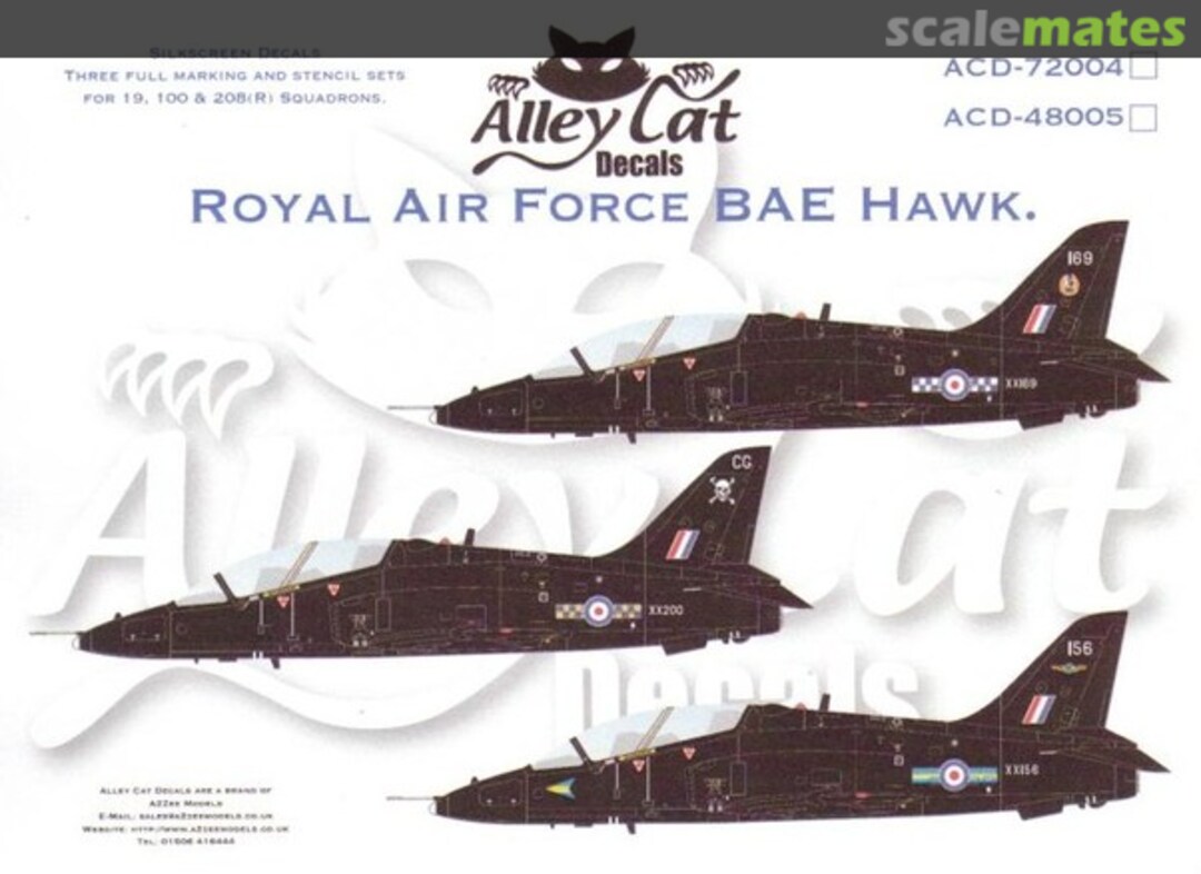Boxart Royal Air Force BAE Hawk ACD-72004 Alley Cat Boxart Royal Air Force BAE Hawk ACD-72004 Alley Cat