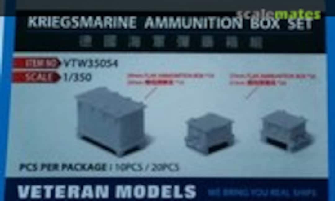 1:350 Ammunition Box Set (Veteran Models VTW35054)