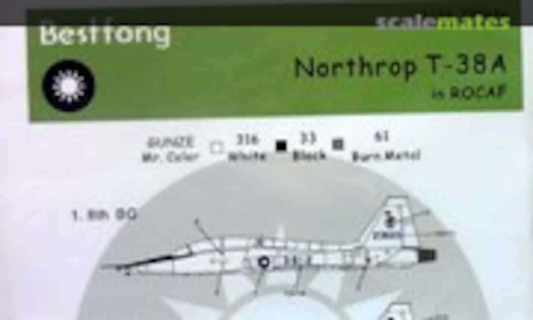 1:72 Northrop T-38A in ROCAF (Bestfong 72012a) 72012a