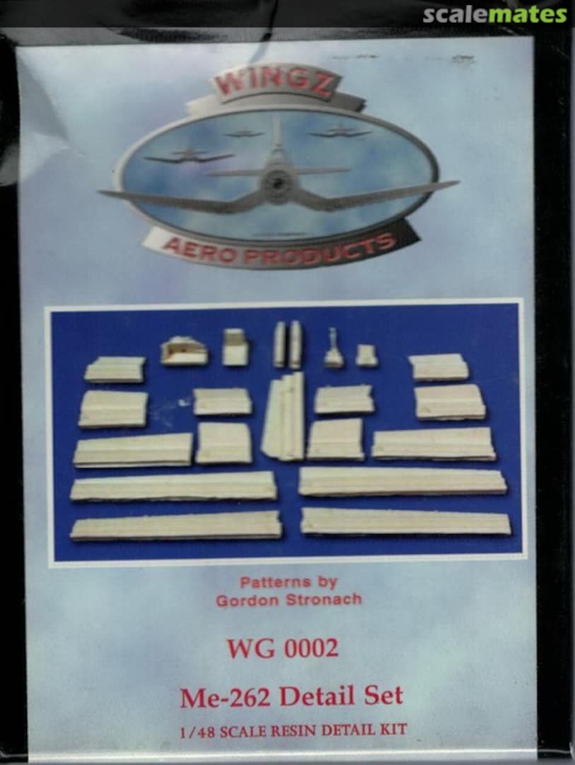 Boxart Me-262 Detail Set WG 0002 Wingz Aero Products Boxart Me-262 Detail Set WG 0002 Wingz Aero Products