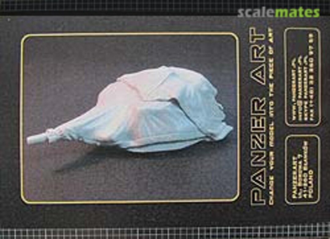 Boxart Panhard 178 turret with Zeltbahn as camouflage net RE35-426 Panzer Art Boxart Panhard 178 turret with Zeltbahn as camouflage net RE35-426 Panzer Art