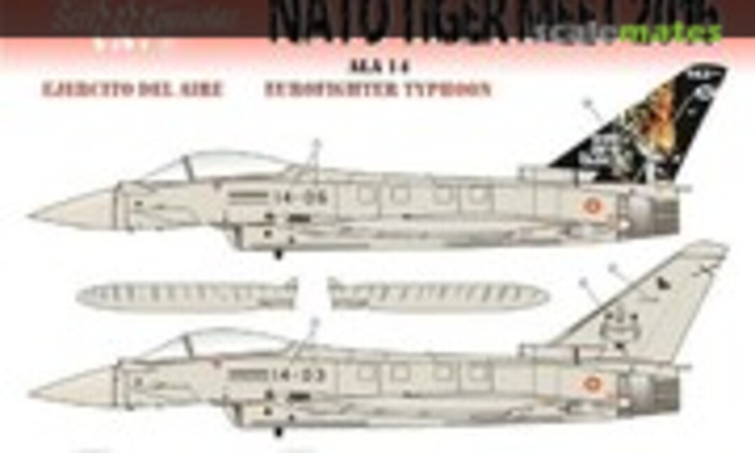 1:32 NATO Tiger Meet 2016 Eurofighter Typhoon (Series Españolas SE3532) SE3532