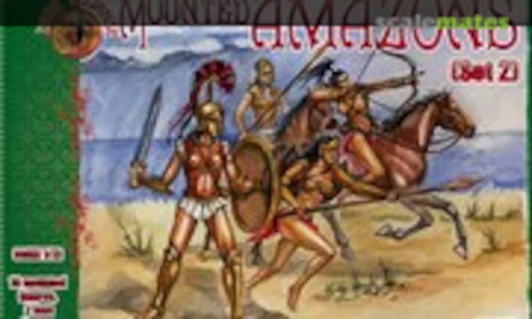 1:72 Amazons Mounted Women Warriors Set #2 Figures (10 Mtd, 2 foot) (Alliance ALL72021) ALL72021