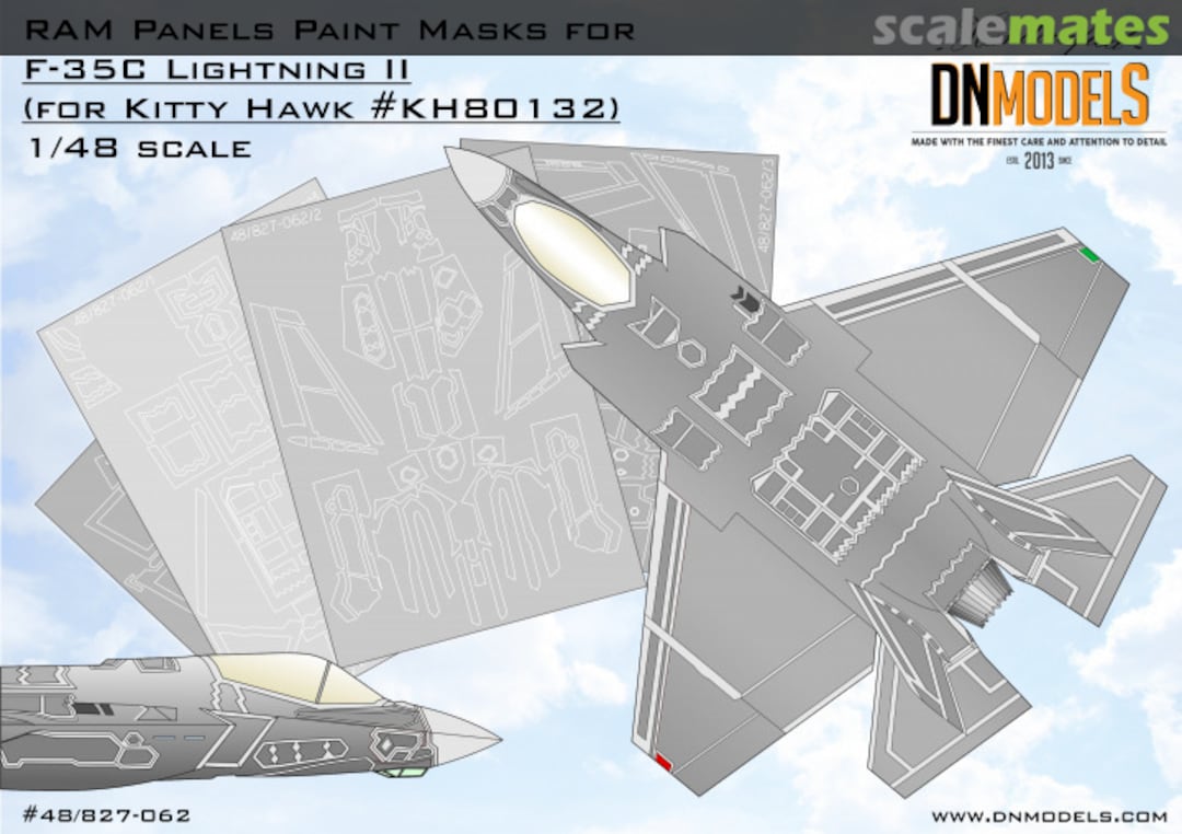 Boxart RAM Panels Paint Masks for US NAVY F-35C Lightning II 48/827-062 DN Models Boxart RAM Panels Paint Masks for US NAVY F-35C Lightning II 48/827-062 DN Models