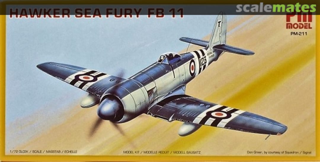 Boxart Hawker Sea Fury FB 11 PM-211 PM Model Boxart Hawker Sea Fury FB 11 PM-211 PM Model