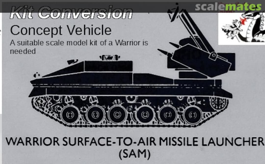 Boxart Warrior SAM concept conversion DB035025 Dragonbadger Models Boxart Warrior SAM concept conversion DB035025 Dragonbadger Models