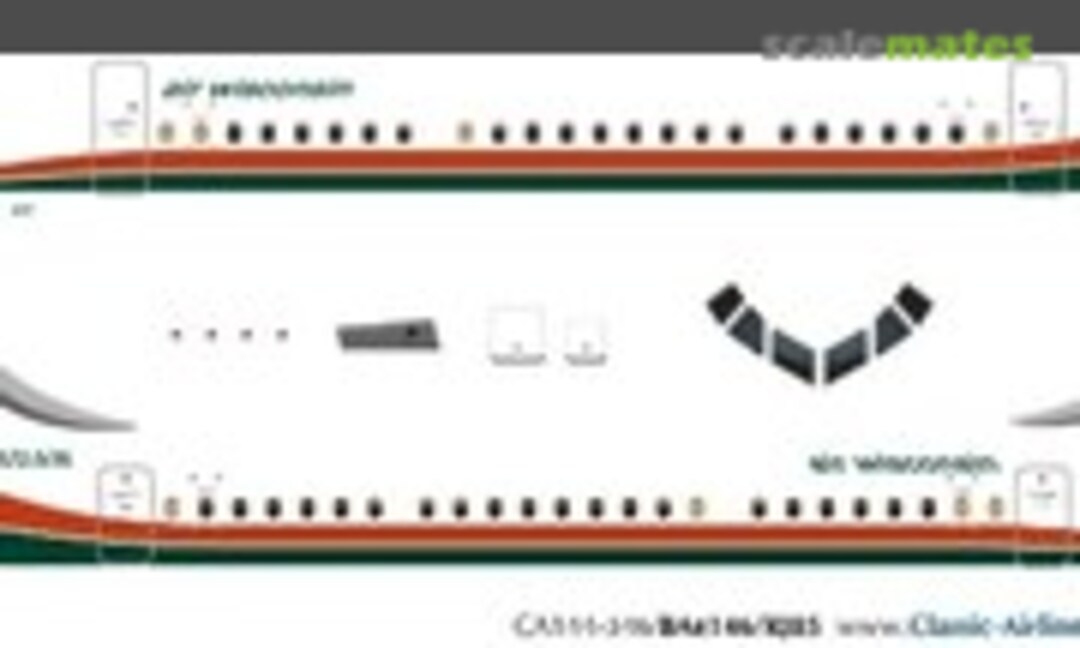 1:144 Air Wisconsin BAe146 (Classic Airlines CA144-346) CA144-346