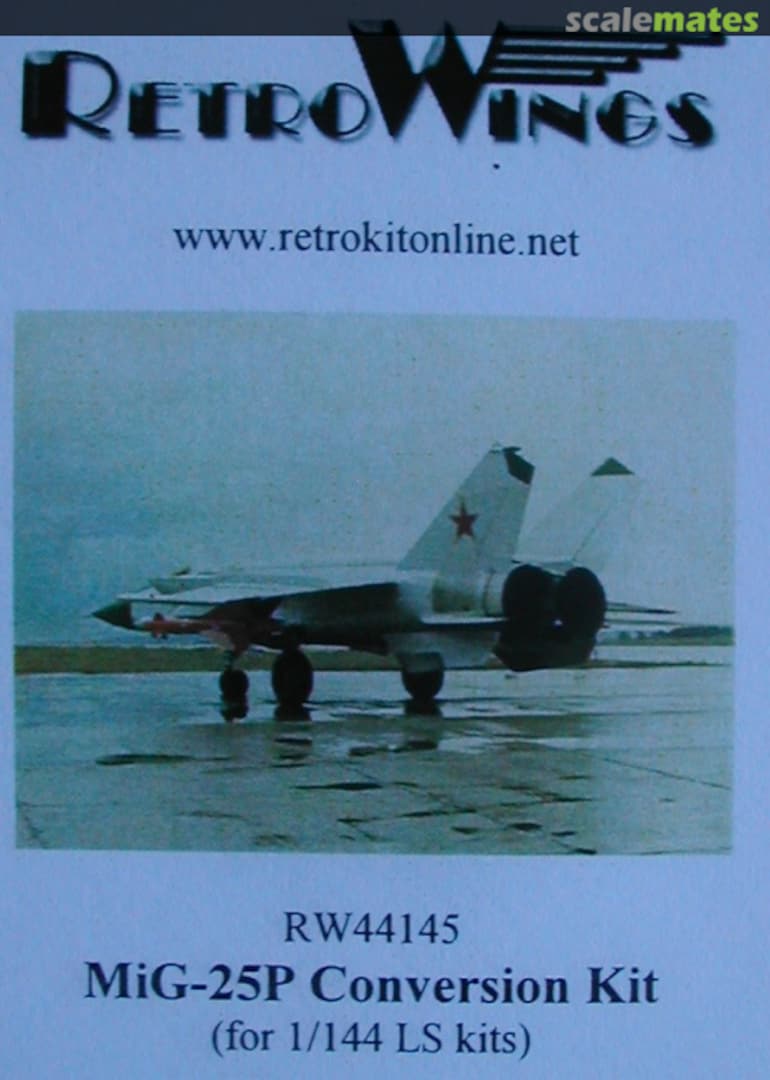 Boxart MiG-25P RW44145 RetroWings Boxart MiG-25P RW44145 RetroWings
