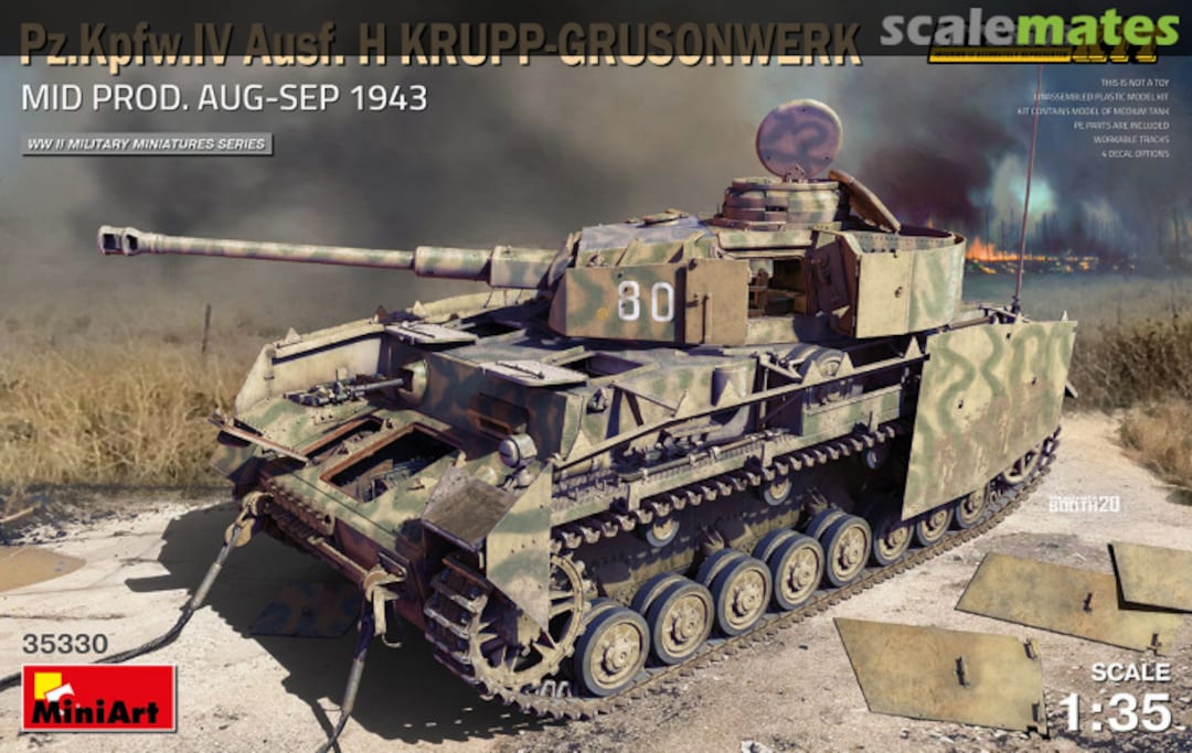 Boxart Pz.Kpfw. IV Ausf. H Krupp-Grusonwerk 35330 MiniArt Boxart Pz.Kpfw. IV Ausf. H Krupp-Grusonwerk 35330 MiniArt