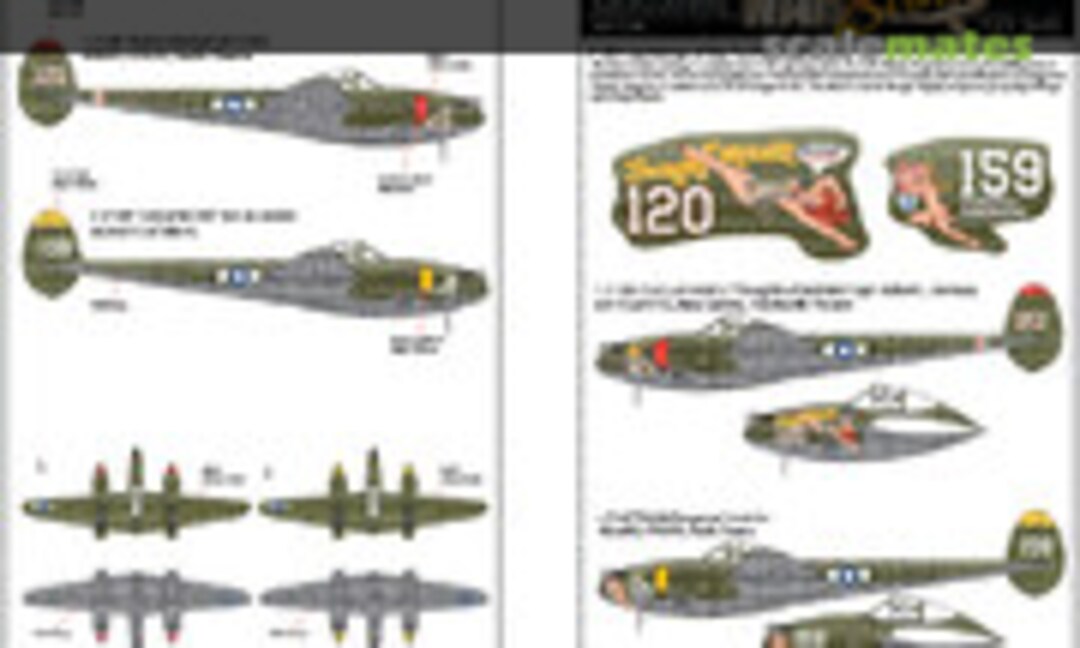 1:72 P-38H Lightnings of the Pacific Theatre, WWII (Kits-World KW172249) KW172249