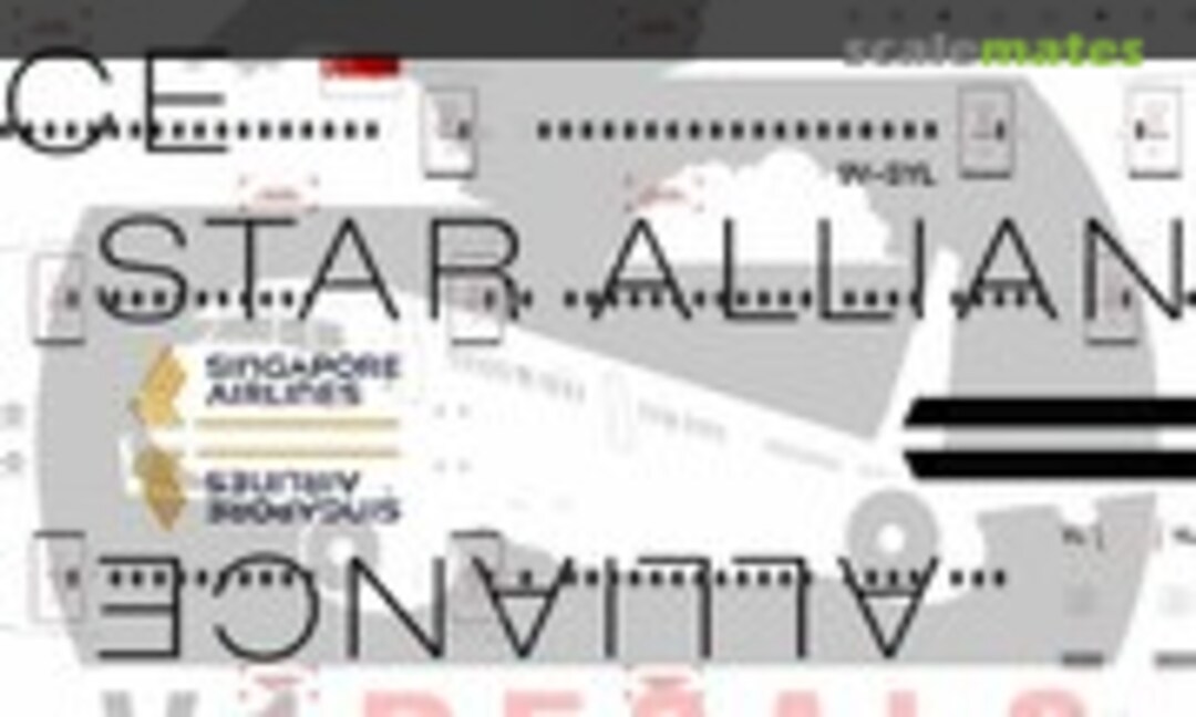1:144 Singapore Airlines Boeing 777-300 (V1 Decals V1D0604-144) V1D0604-144