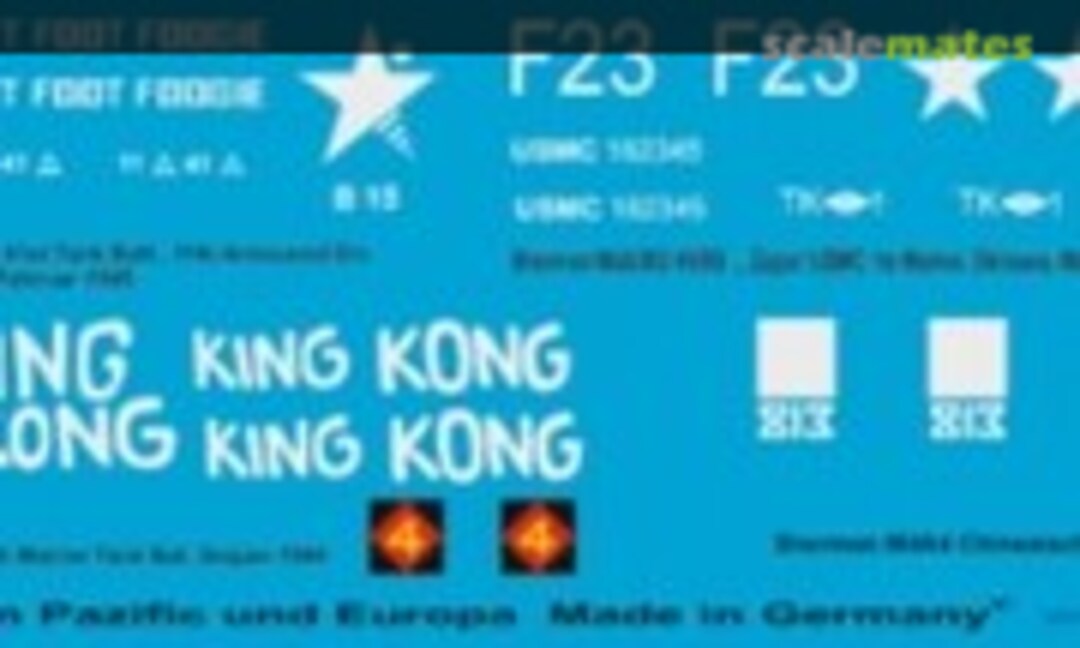 1:48 7x Sherman Tank Markings in Pacific and Europe WWII (Peddinghaus-Decals 48 3213) 48 3213