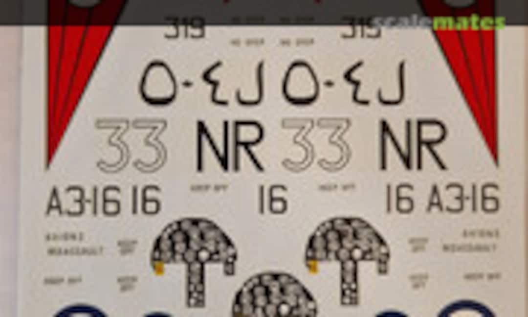 1:32 Mirage IIIs (SuperScale International 32-36)