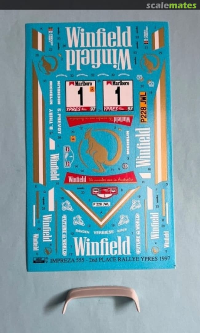 Contents Subaru Impreza WRX 555 Group A Future World Team sponsored by Windfield #1 418 REJI Model Contents Subaru Impreza WRX 555 Group A Future World Team sponsored by Windfield #1 418 REJI Model