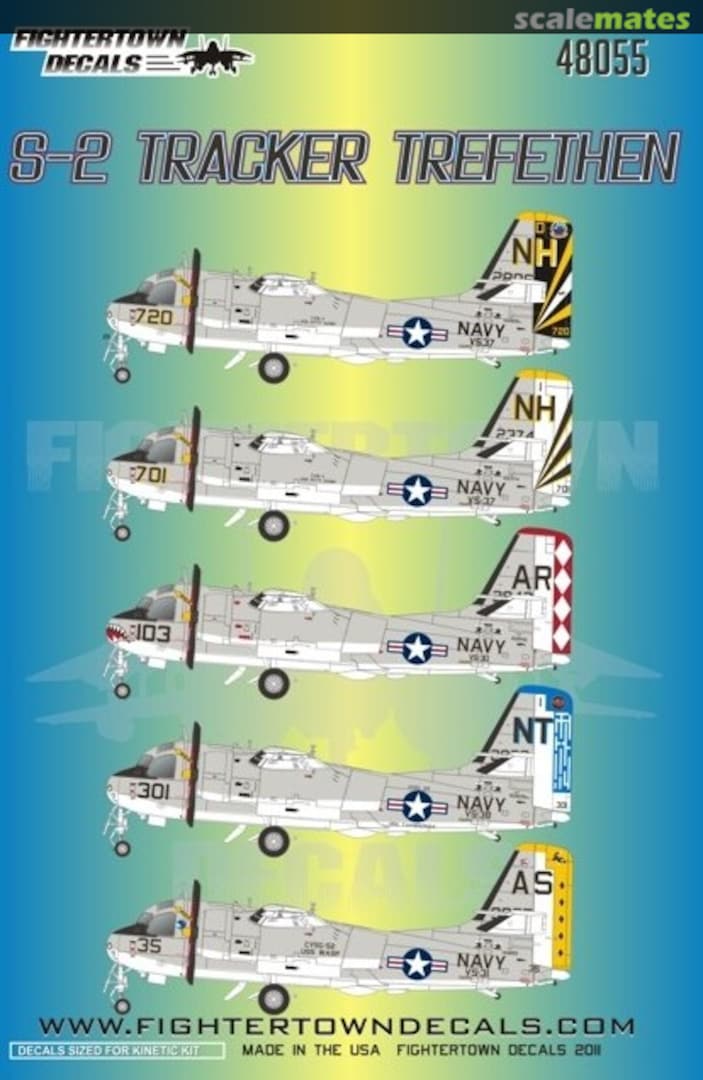 Boxart S-2 Tracker - TREFETHEN Pt.1 48055 Fightertown Decals Boxart S-2 Tracker - TREFETHEN Pt.1 48055 Fightertown Decals