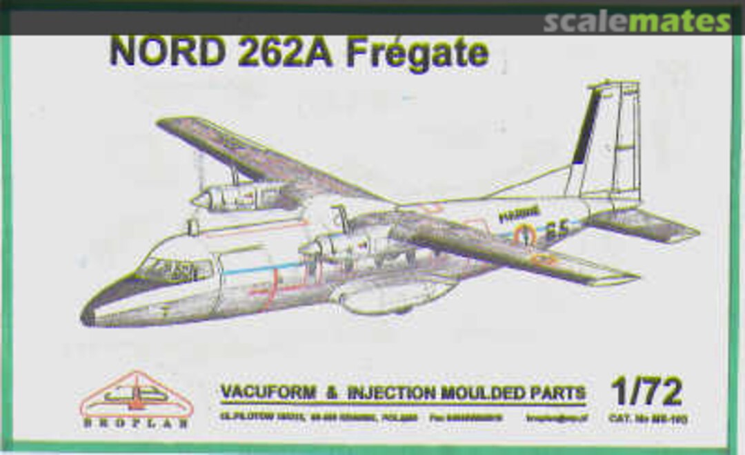 Boxart Nord 262A Fregate MS-109 Broplan Boxart Nord 262A Fregate MS-109 Broplan