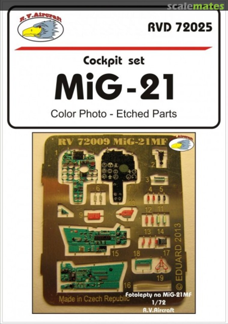 Boxart Color Cockpit Set RVD 72025 R.V.Aircraft Boxart Color Cockpit Set RVD 72025 R.V.Aircraft