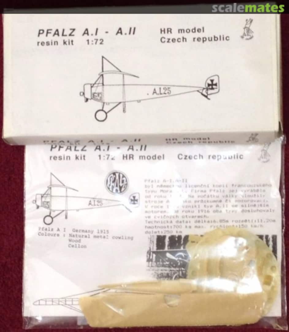 Boxart Pfalz A.I - A.II 7221 HR Model Boxart Pfalz A.I - A.II 7221 HR Model