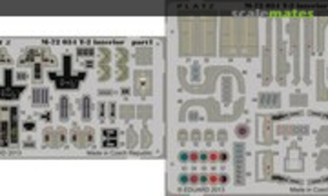 1:72 JASDF T-2 Etched Parts (Platz M72-34) M72-34