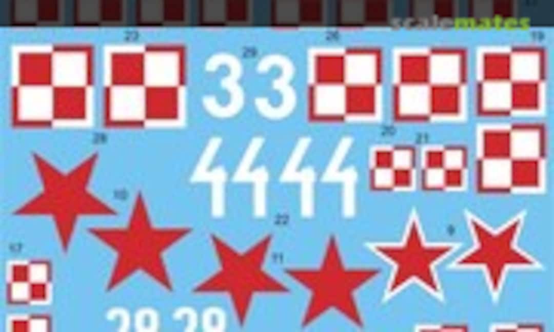 1:72 Yak-1/3/7/9 in Polish service vol. 1 (ModelMaker D72040) D72040