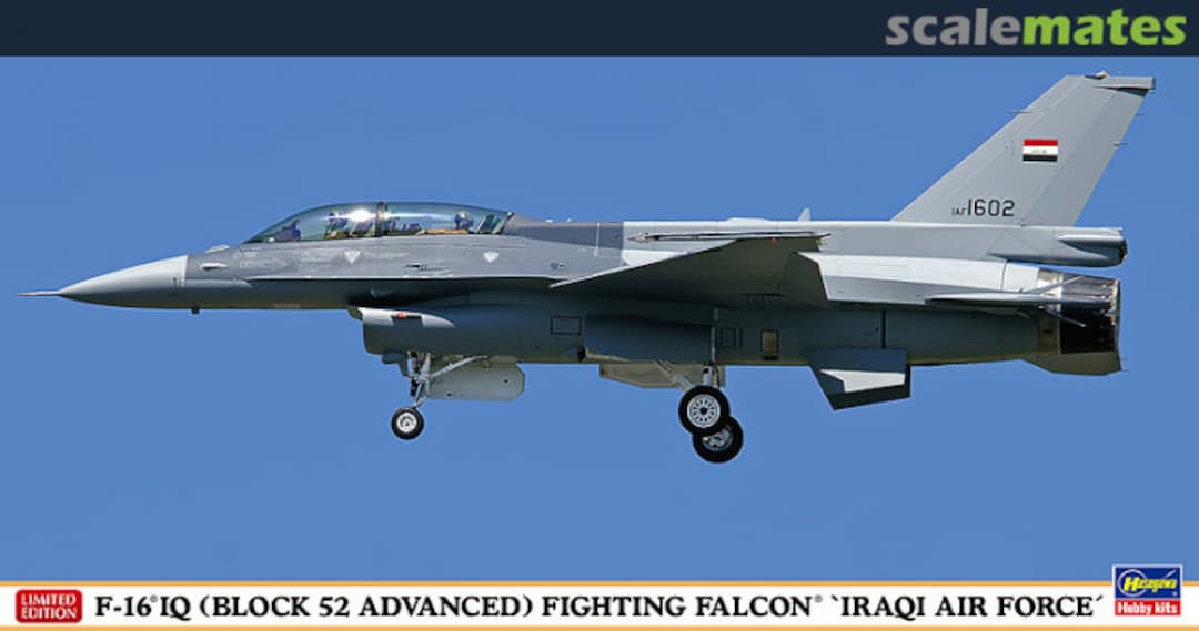 Boxart F-16IQ (Block 52 Advanced) Fighting Falcon `Iraqi Air Force´ 07412 Hasegawa Boxart F-16IQ (Block 52 Advanced) Fighting Falcon `Iraqi Air Force´ 07412 Hasegawa