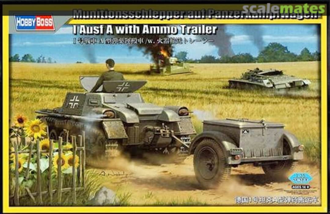 Boxart Munitionsschlepper auf Panzerkampfwagen I ausf A with Ammo Trailer 80146 HobbyBoss Boxart Munitionsschlepper auf Panzerkampfwagen I ausf A with Ammo Trailer 80146 HobbyBoss