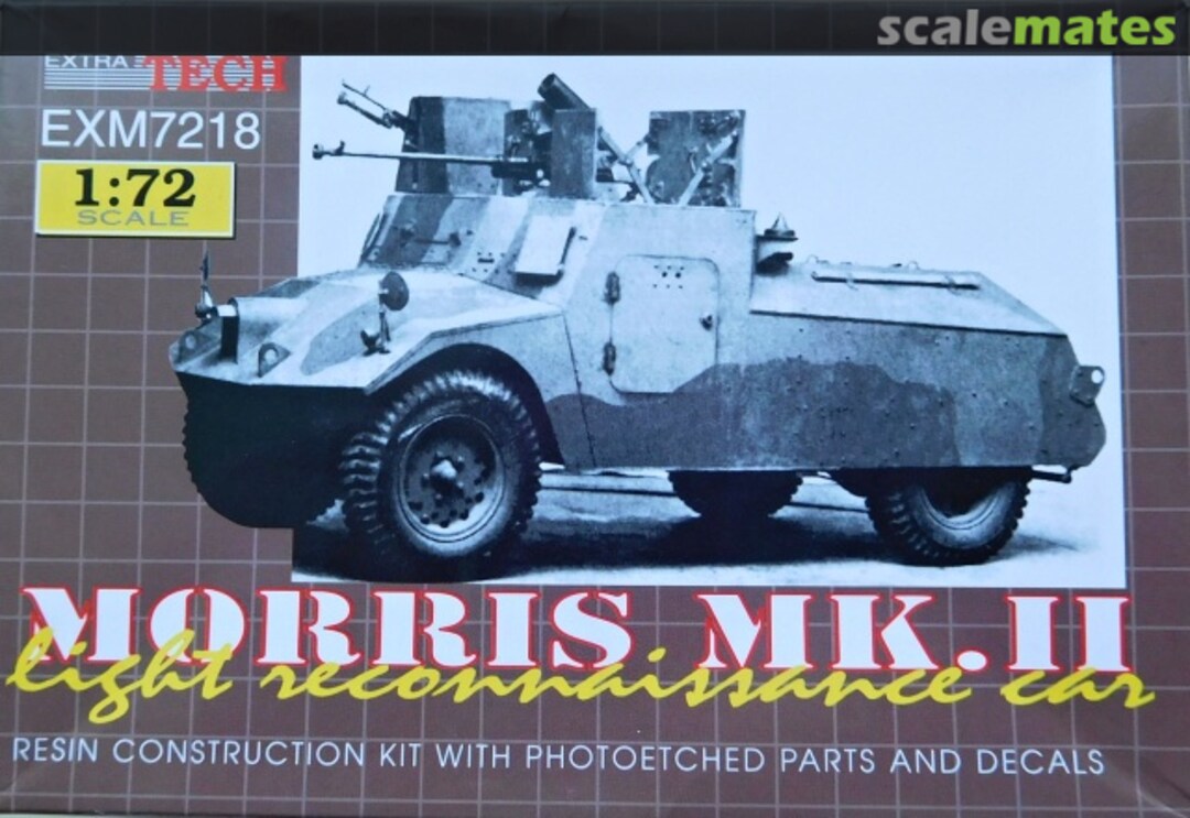 Boxart Morris Mk.II Light Reconnaissance Car EXM7218 Extratech Boxart Morris Mk.II Light Reconnaissance Car EXM7218 Extratech