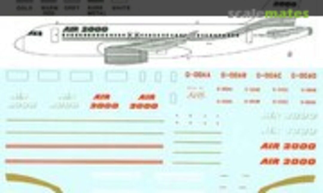 1:144 Airbus A320-200 (Airline Hobby Supplies AHS4029) AHS4029