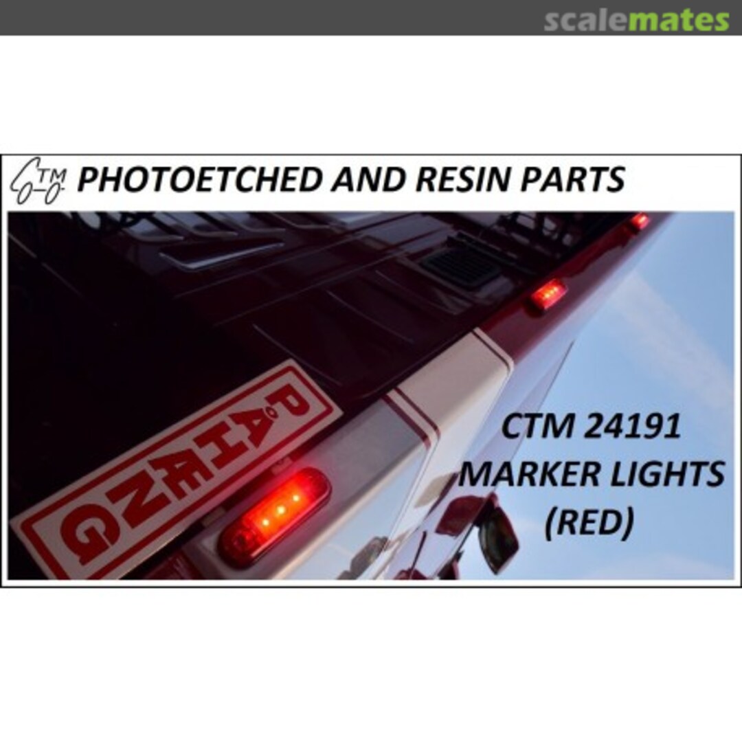 Boxart Marker lights (red) CTM 24191 Czech Truck Model Boxart Marker lights (red) CTM 24191 Czech Truck Model