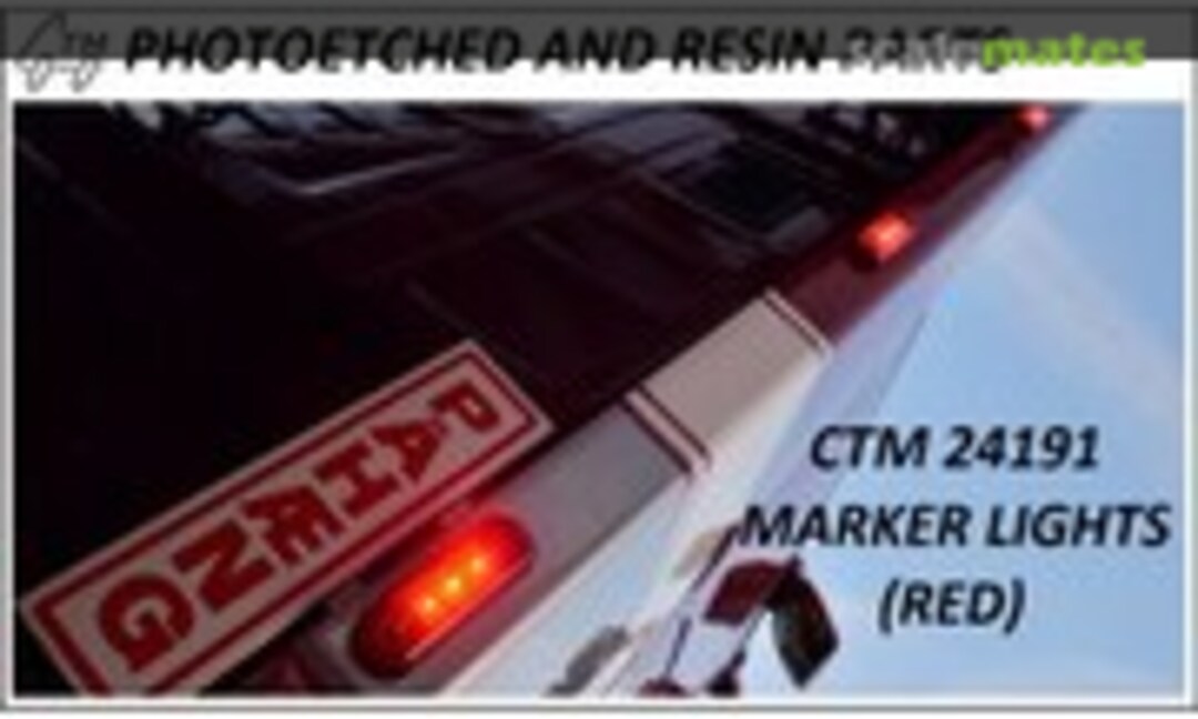 1:24 Marker lights (red) (Czech Truck Model CTM 24191)